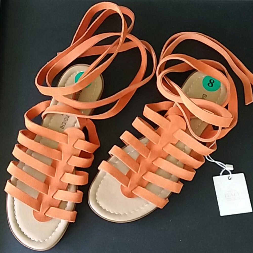 Anthro Barbara Barbieri Gladiator Sandals 8